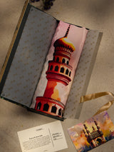 Pink Charminar City Scarf