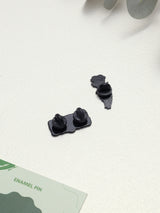 Focus on the Good & Skeleton Rose Enamel Pin Set of 2