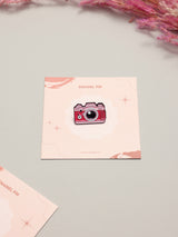Pink Camera Enamel Pin