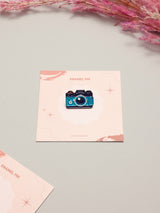 Blue Camera Enamel Pin