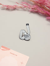 White Measuring Tape Enamel Pin