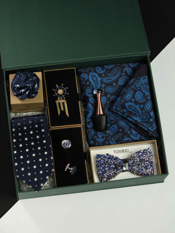 "Silk Sartorial: Fashionable Men's Silk Accessories Collection"