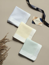 Pastel Trio Cotton Handkerchief Set
