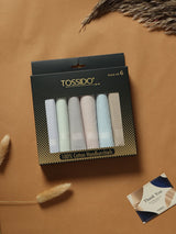 Pastel Spectrum Premium Cotton Handkerchief Set