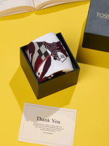White Playing Card King Socks