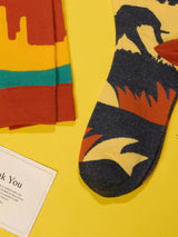 Desert Sun & Crane Socks – Pack of 2