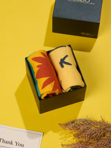 Desert Sun & Crane Socks – Pack of 2