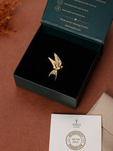 Gold Swallow Bird Adjustable Ring