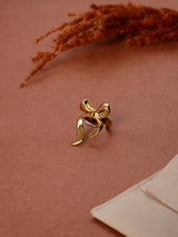 Gold Bow Adjustable Ring