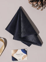 Dark Navy Tonal Paisley Performance Silk™ Pocket Square