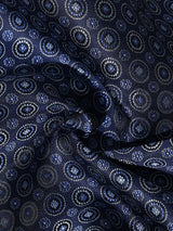 Navy Medallion Performance Silk™ Pocket Square