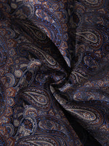 Grey & Brown Paisley Performance Silk™ Pocket Square