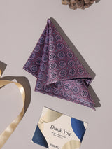 Lilac Medallion Performance Silk™ Pocket Square