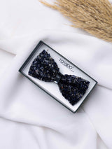 Midnight Crystal Gemstone Bowtie