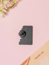 About Me Typography Enamel Pin - TOSSIDO