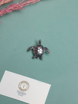 Antique Silver Sea Turtle Brooch