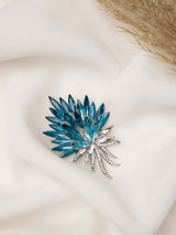 Azure Bloom Brooch
