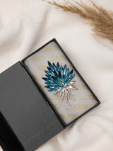 Azure Bloom Brooch