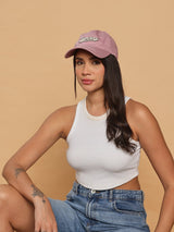 Baby Pink Sunday Baseball Cap - TOSSIDO
