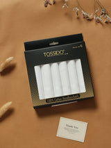 Basic White Comfort Cotton Handkerchief Set - TOSSIDO