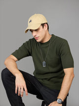 Beige A Embroidered Baseball Cap - TOSSIDO