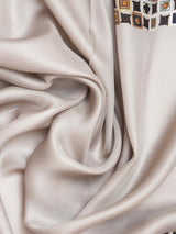 Beige Geometric Neckerchief - TOSSIDO