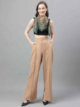 Beige Paisley Scarf & Scarf Bag Set - TOSSIDO