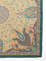 Beige Paisley Scarf & Scarf Bag Set - TOSSIDO