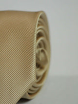 Beige Skinny Necktie - TOSSIDO