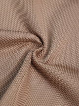 Beige Solid Knitted Pocket Square - TOSSIDO