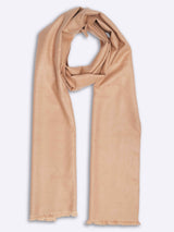 Beige Solid Muffler - TOSSIDO