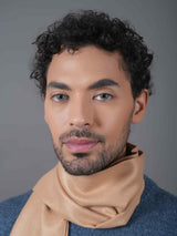 Beige Solid Muffler - TOSSIDO