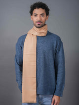 Beige Solid Muffler - TOSSIDO