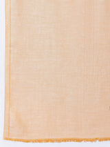 Beige Solid Stole - TOSSIDO