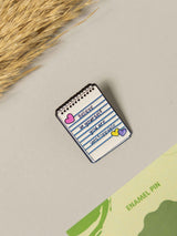 Belief Typography Enamel Pin - TOSSIDO