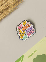 Best Typography Enamel Pin