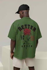 Better Late Than Never Oversized Tee - TOSSIDO