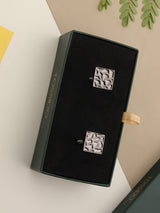 Black Abstract Cufflinks - TOSSIDO