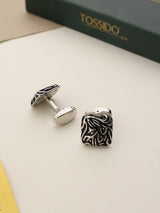 Black Abstract Cufflinks - TOSSIDO
