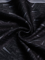Black Abstract Pocket Square - TOSSIDO