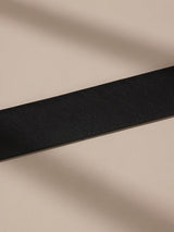 Black & Burgundy Textured Reversible Leather Belt