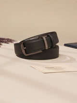 Black & Dark Brown Reversible Leather Belt