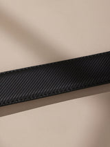 Black & Dark Brown Reversible Leather Belt