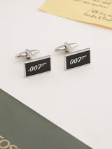 Black Bond 007 Cufflinks - TOSSIDO