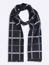 Black Check Muffler - TOSSIDO