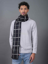 Black Check Muffler - TOSSIDO