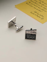 Black Clapperboard Cufflinks - TOSSIDO