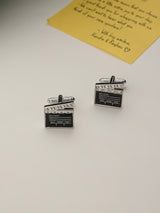 Black Clapperboard Cufflinks - TOSSIDO
