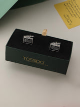 Black Clapperboard Cufflinks - TOSSIDO