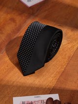 Black Designer Necktie - TOSSIDO